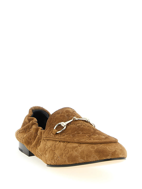 GG suede loafers