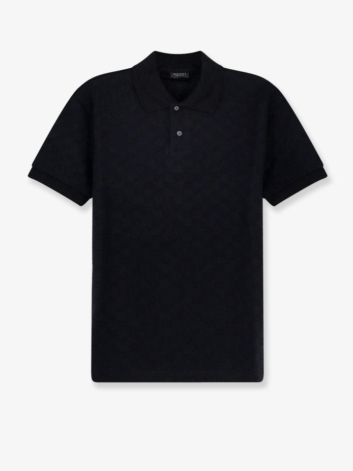 GG viscose blend polo shirt