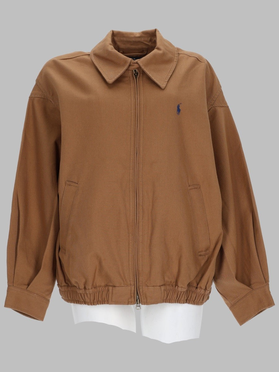 GIACCA BOMBER CON LOGO