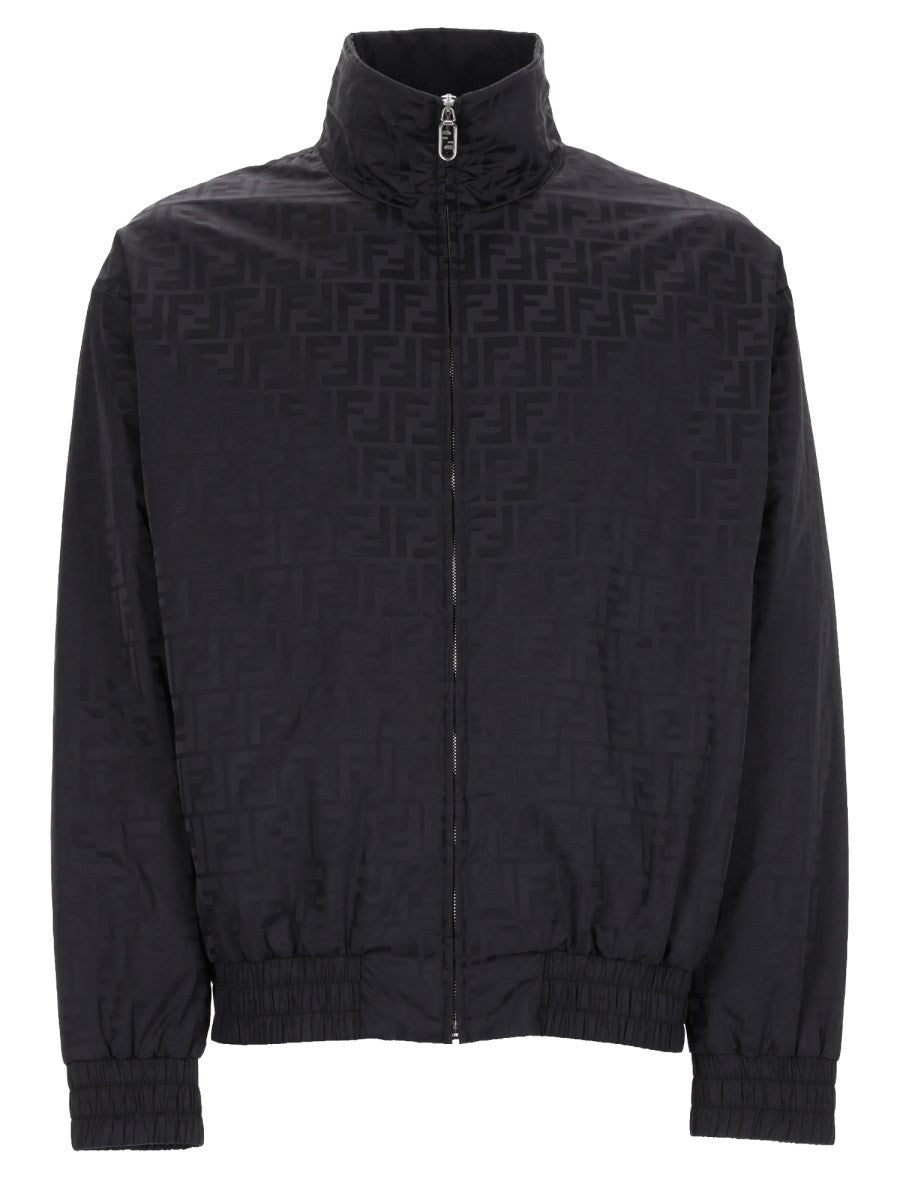 GIACCA BOMBER CON TRAMA 