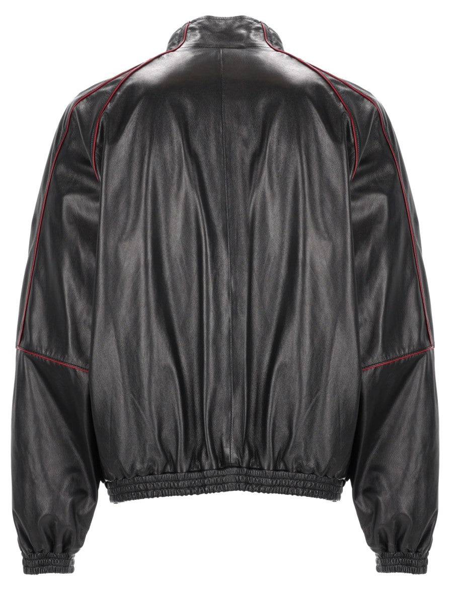 Balenciaga GIACCA DA TUTA IN PELLE