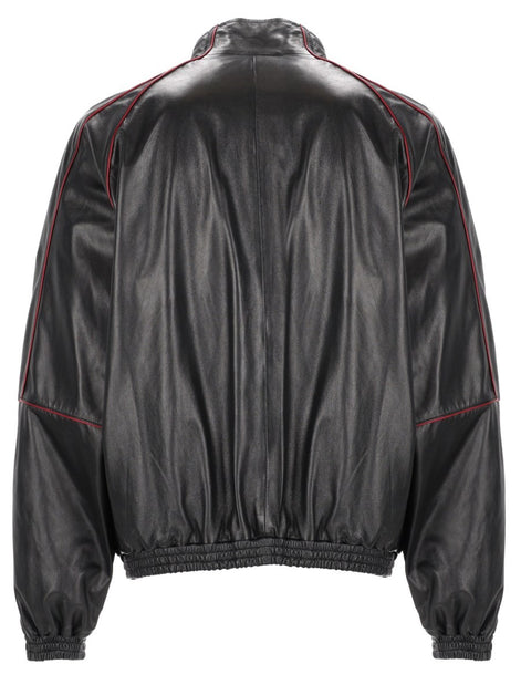 Balenciaga GIACCA DA TUTA IN PELLE