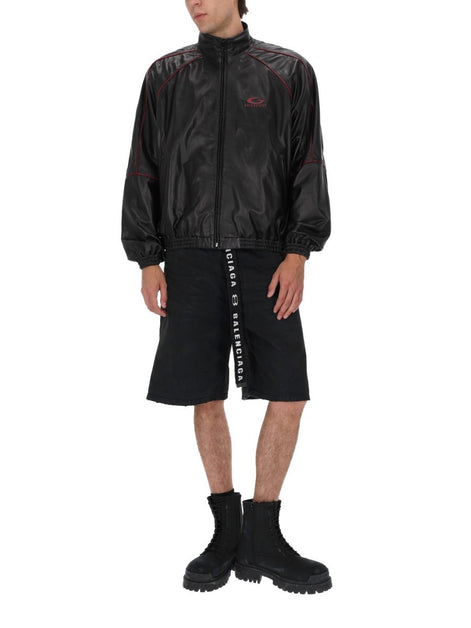 Balenciaga GIACCA DA TUTA IN PELLE