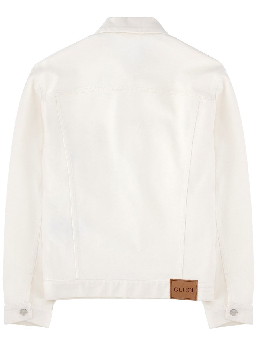 Gucci GIACCA IN DENIM CON MORSETTI