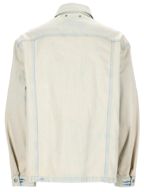 GIACCA IN DENIM CON TASCA RICAMATA
