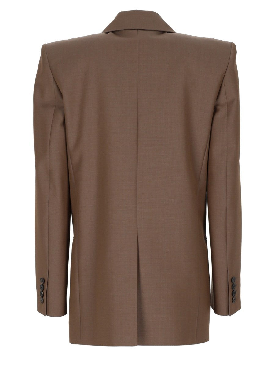 Saint Laurent GIACCA IN LANA E MOHAIR LEGGERI