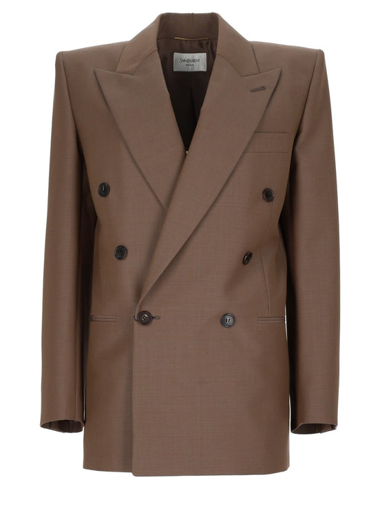 GIACCA IN LANA E MOHAIR LEGGERI