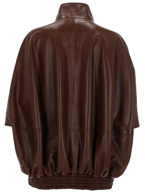 Balenciaga GIACCA IN PELLE CON ZIP