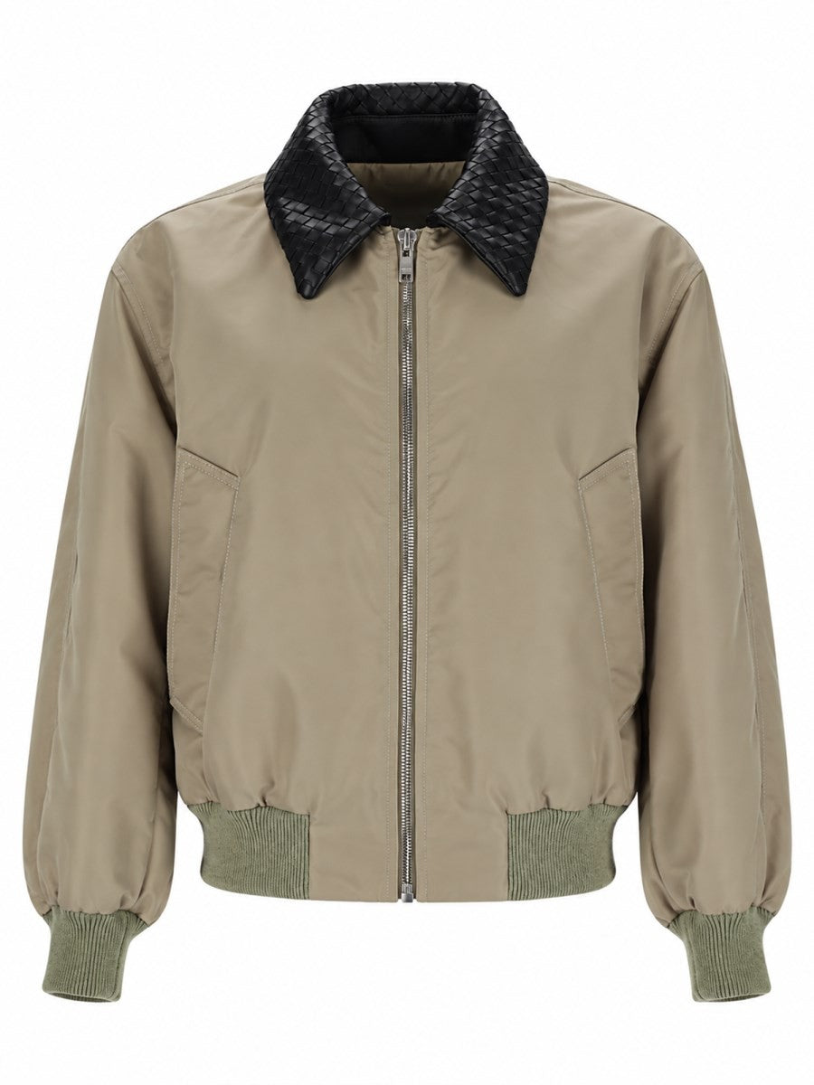 Giacca In Satin Con Colletto Intrecciato