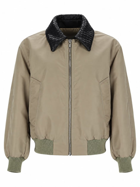 Giacca In Satin Con Colletto Intrecciato