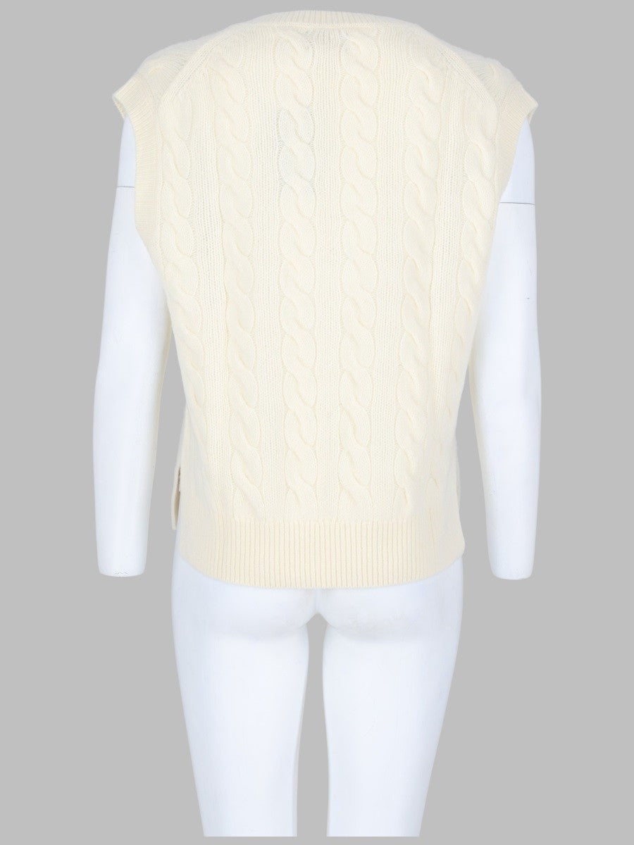 GILET IN LANA E CASHMERE