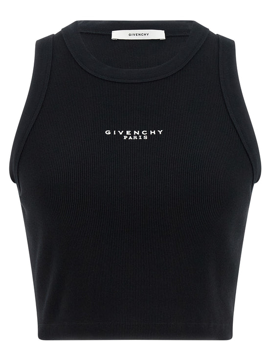 'Givenchy Paris' print top