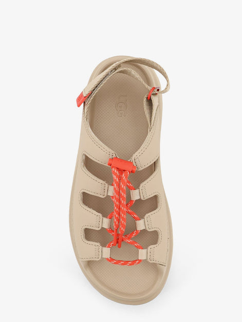 Goldenglow leather sandals