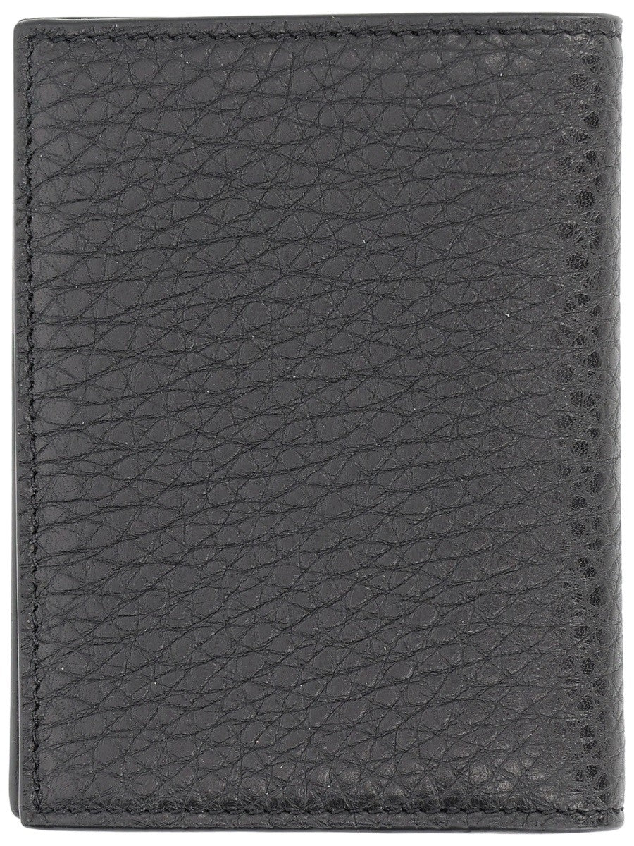 GRAIN LEATHER CARD HOLDER