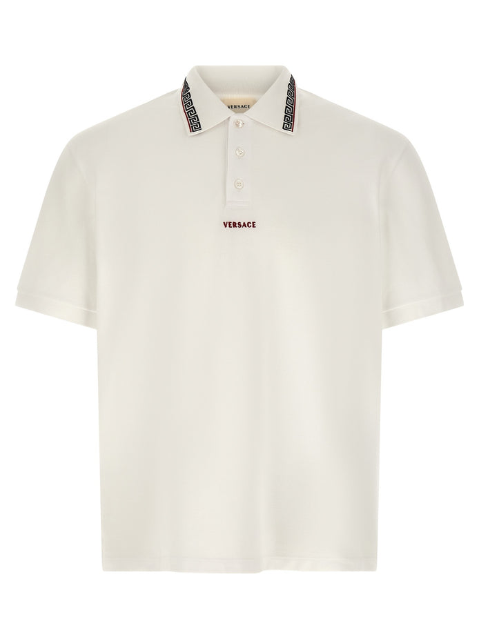 'Greca' polo shirt