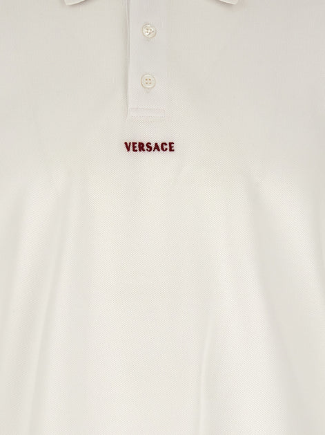 Versace 'Greca' polo shirt