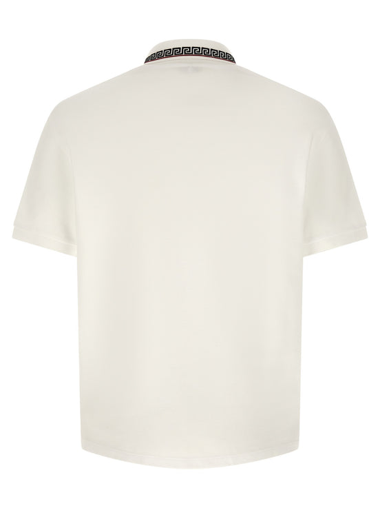 Versace 'Greca' polo shirt