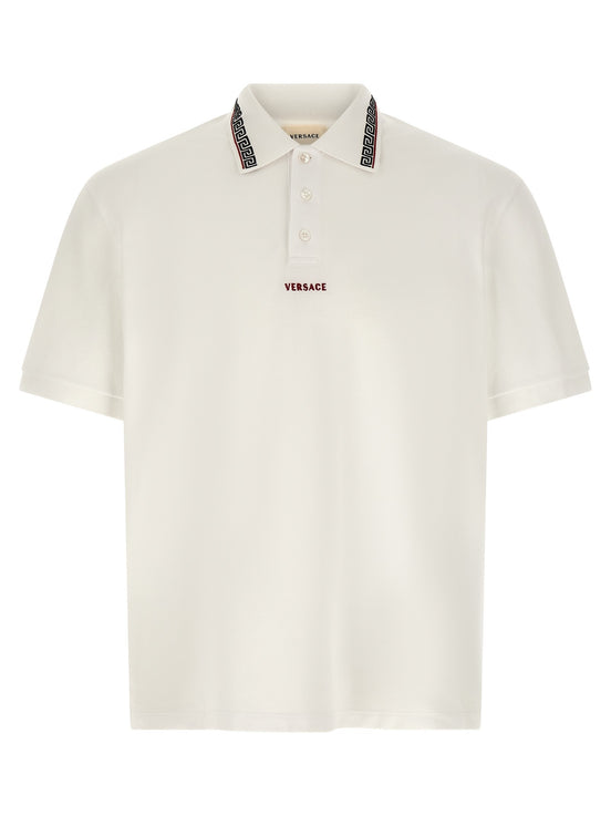 'Greca' polo shirt