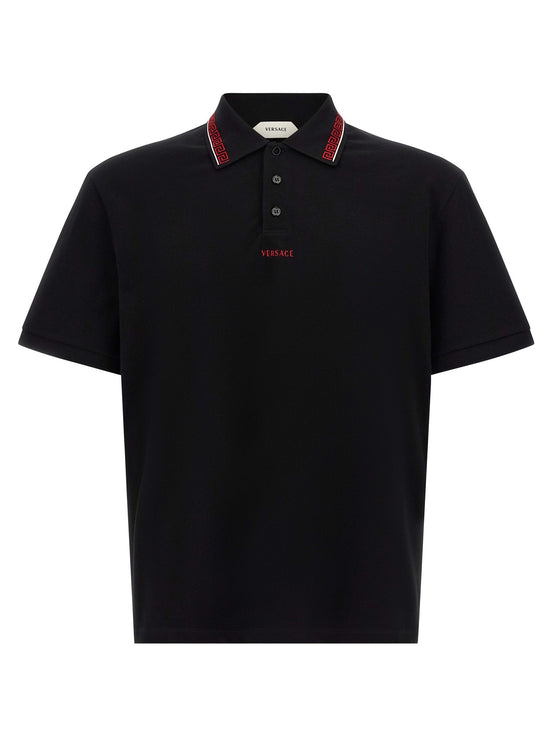 'Greca' polo shirt
