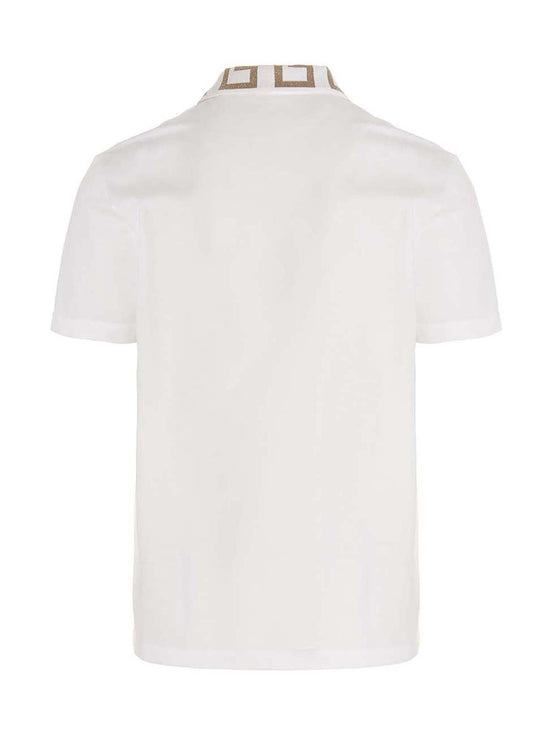 Versace 'Greca' polo shirt