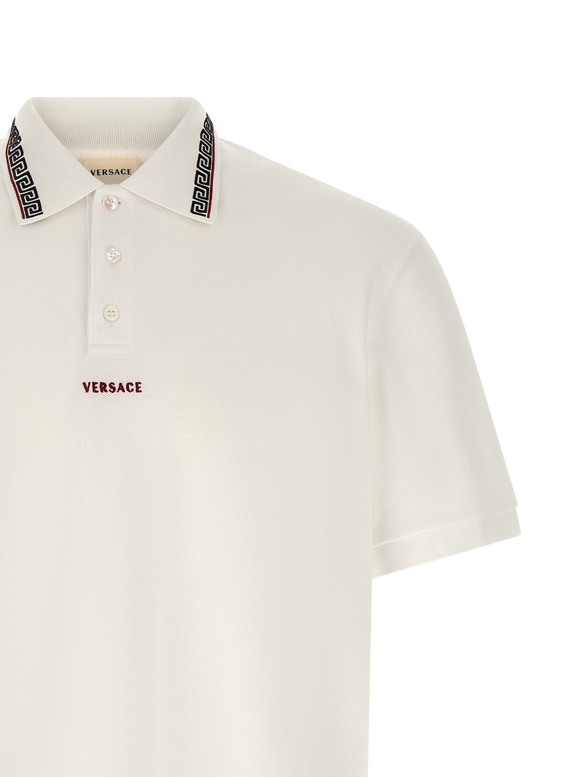 Versace 'Greca' polo shirt