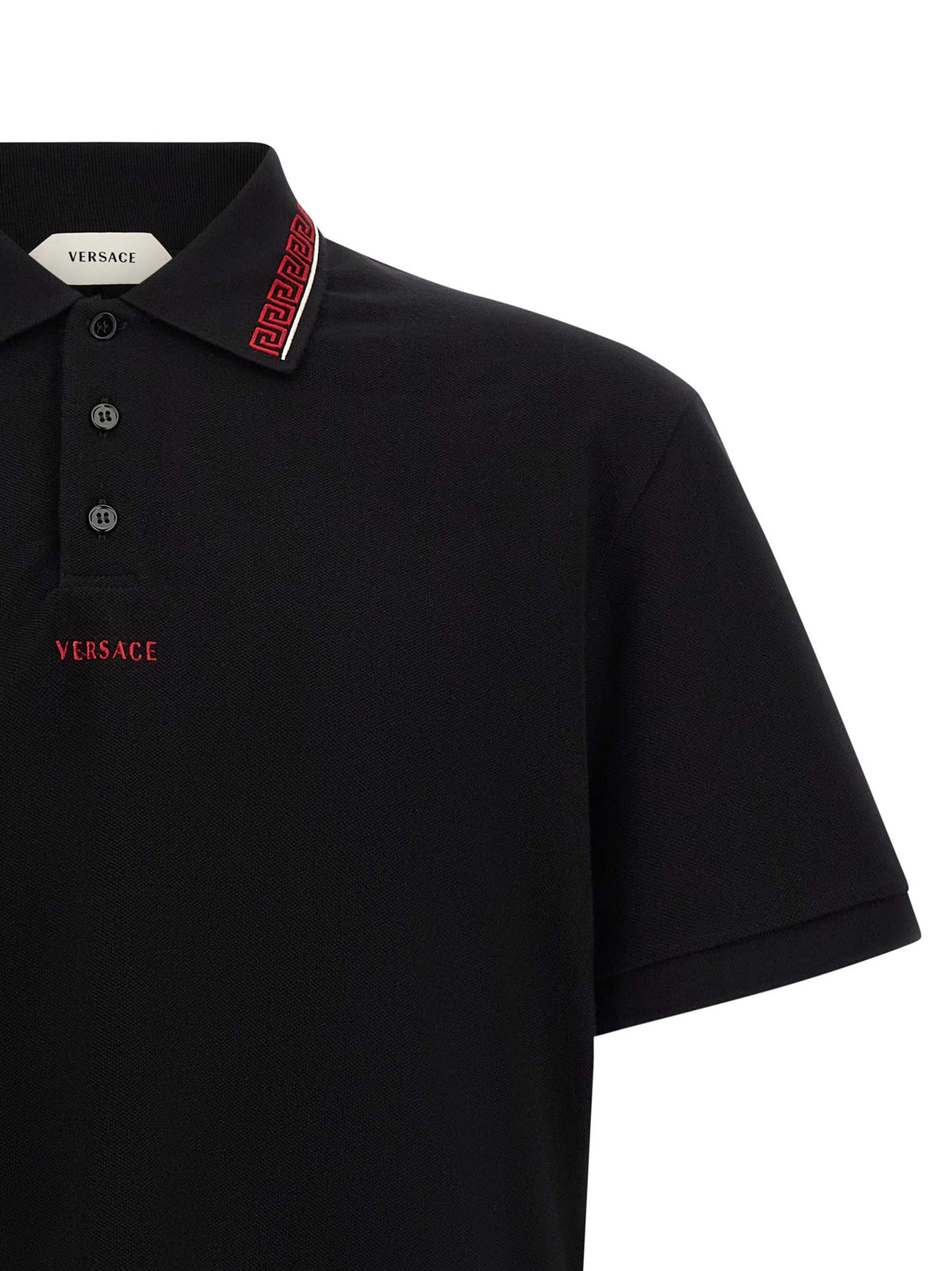 Versace 'Greca' polo shirt