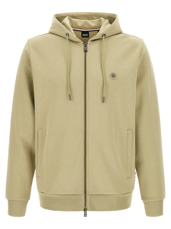 Green 'C-Spence 01' hoodie