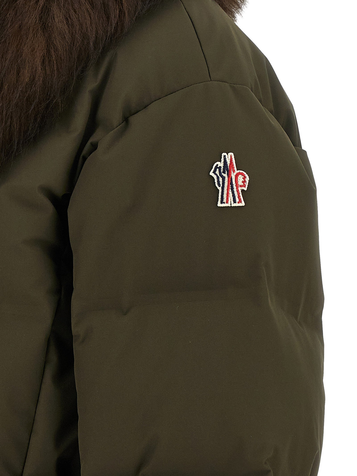 MONCLER GRENOBLE Green 'Sioule' ski down jacket