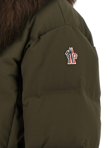 MONCLER GRENOBLE Green 'Sioule' ski down jacket