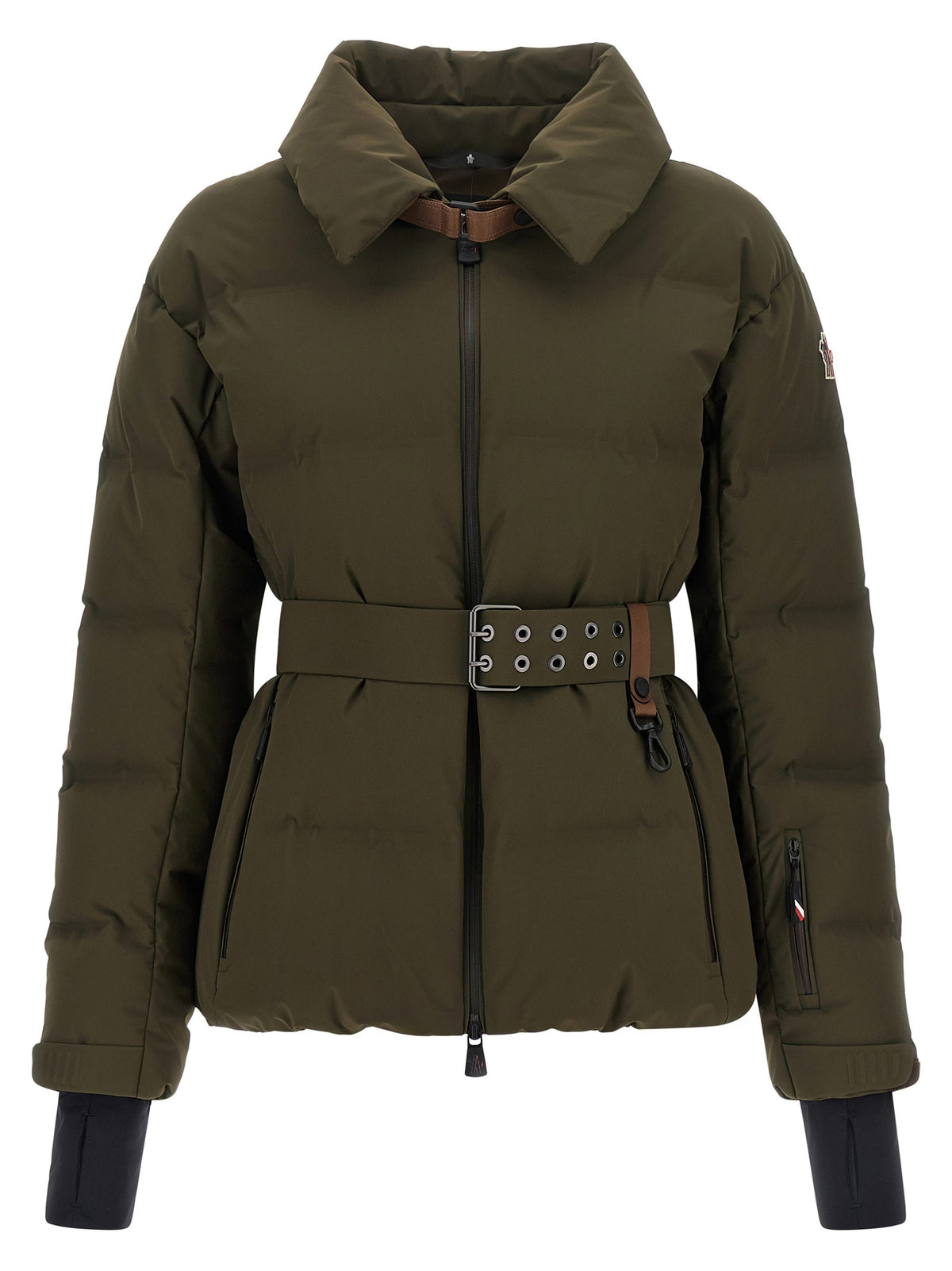 MONCLER GRENOBLE Green 'Sioule' ski down jacket