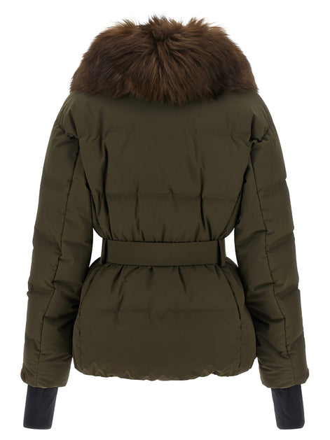 MONCLER GRENOBLE Green 'Sioule' ski down jacket