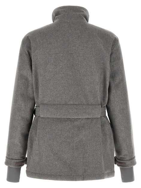 Brunello Cucinelli Grey 'Mountain' Saharan