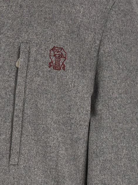 Brunello Cucinelli Grey 'Mountain' Saharan