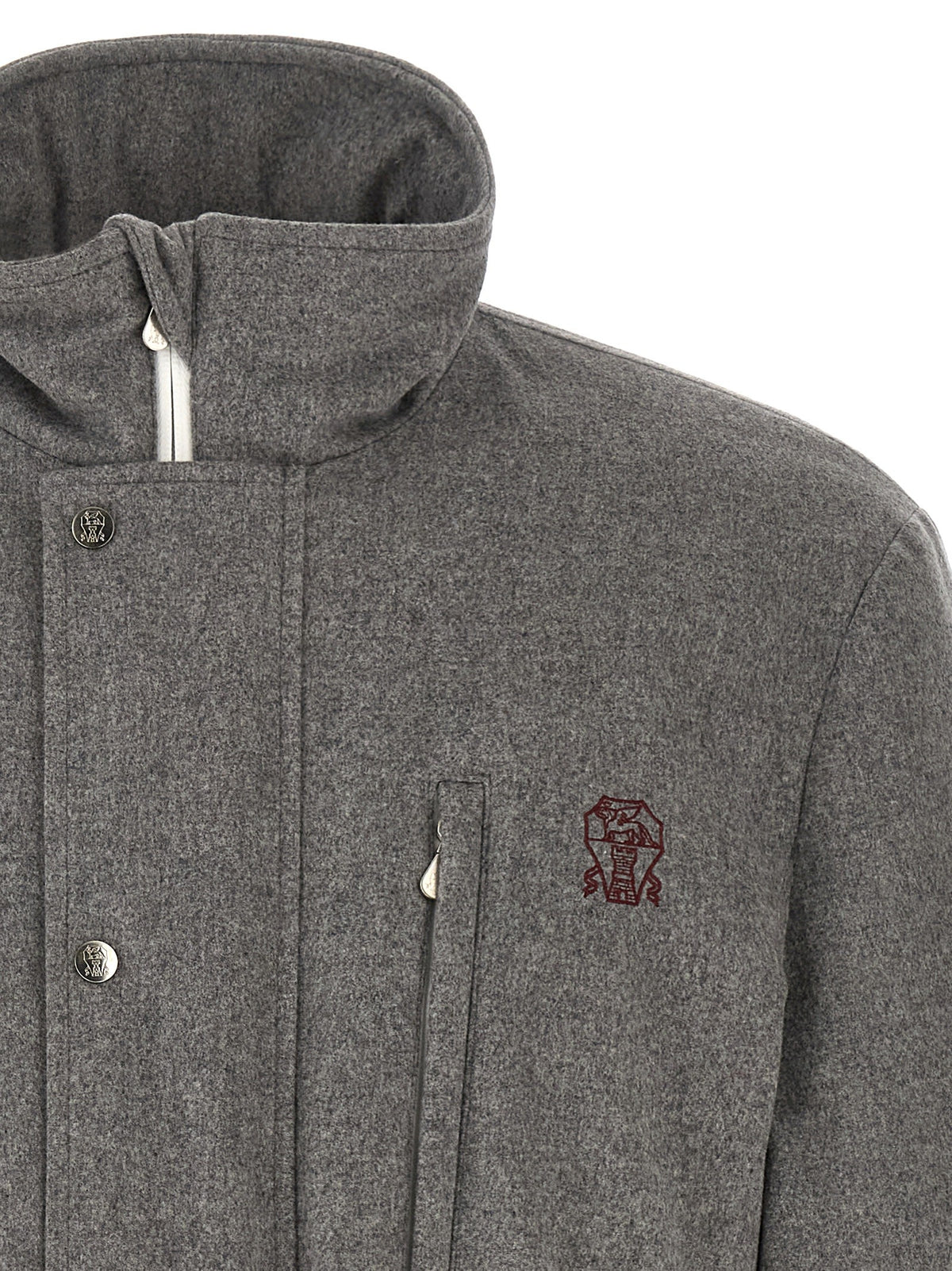 Brunello Cucinelli Grey 'Mountain' Saharan