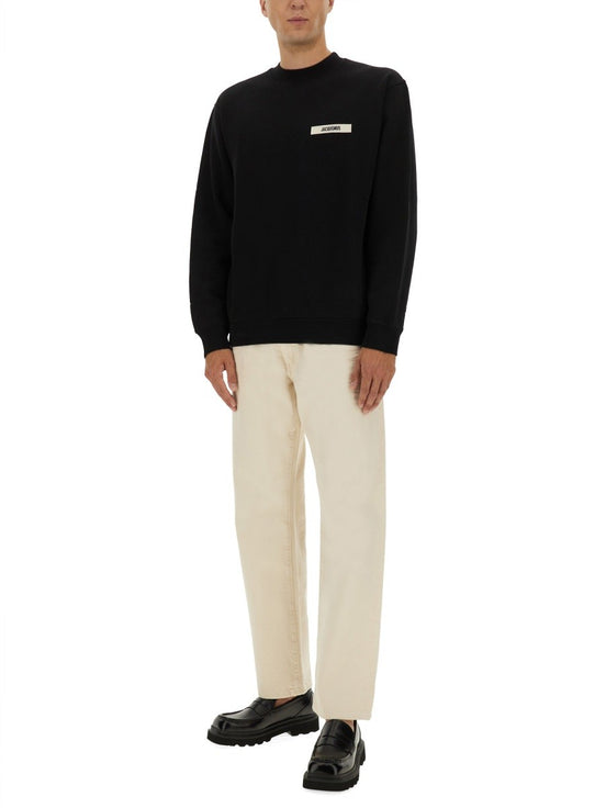 JACQUEMUS FELPA CON LOGO