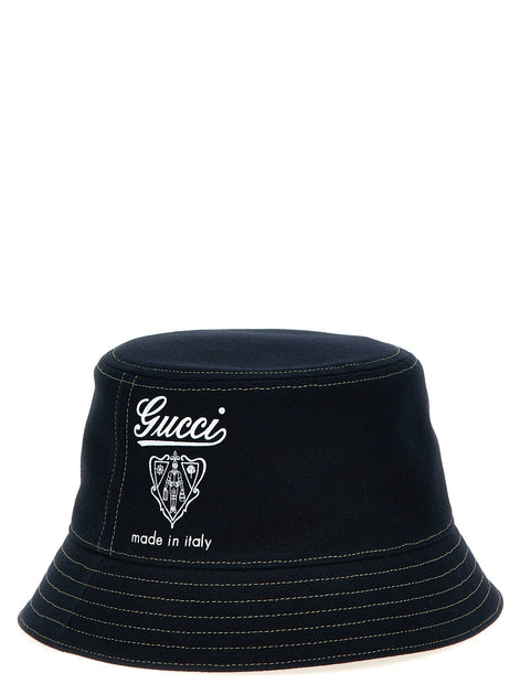 Gucci coat of arms bucket hat