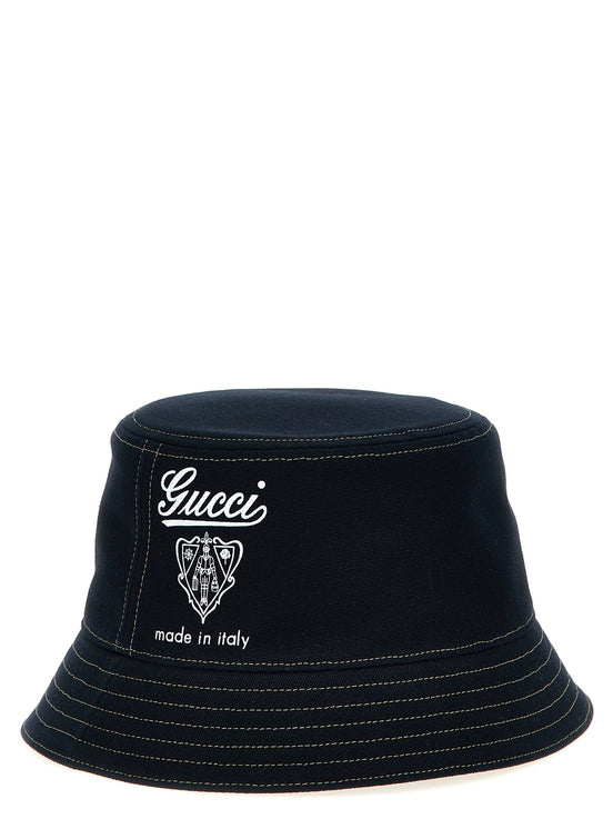 Gucci coat of arms bucket hat