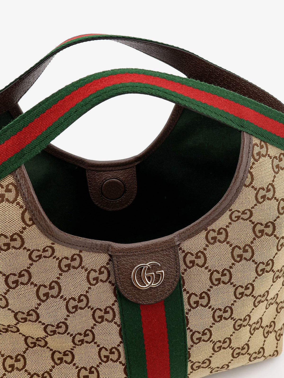 Gucci Gucci Giglio Tote Bag in GG Supreme Canvas and Leather