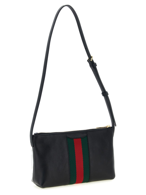 'Gucci Horsebit Web' shoulder bag