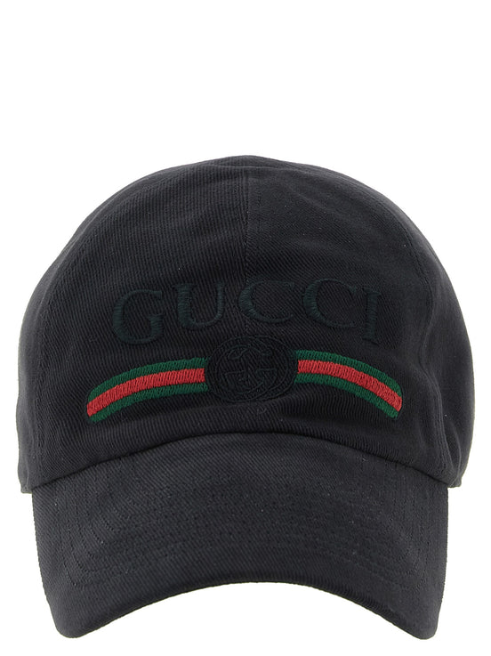 'Gucci Web - Incrocio GG' cap