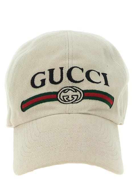 'Gucci Web - Incrocio GG' cap