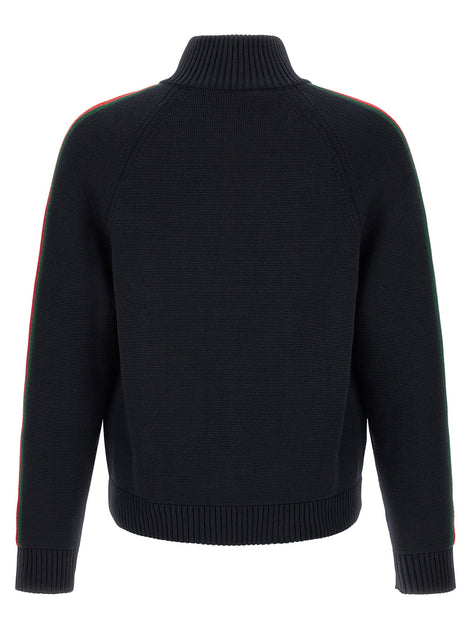 Gucci Gucci Web Ribbon Knitted Jacket