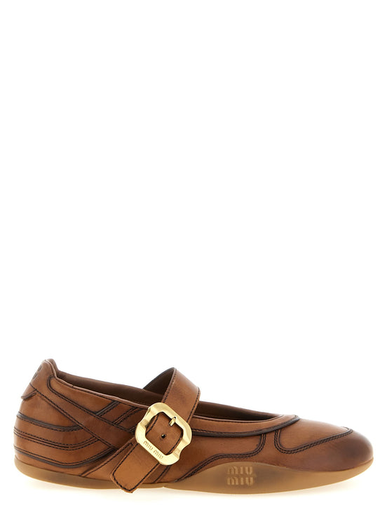 'Gymnasium' ballet flats