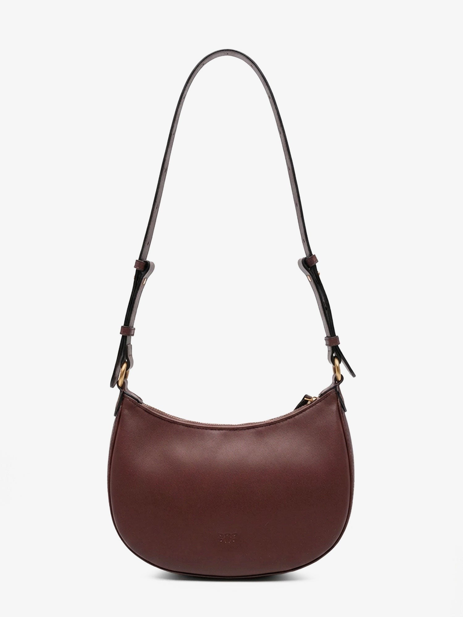 Half Moon Mini leather crossbody bag