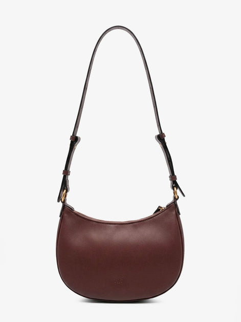 Half Moon Mini leather crossbody bag