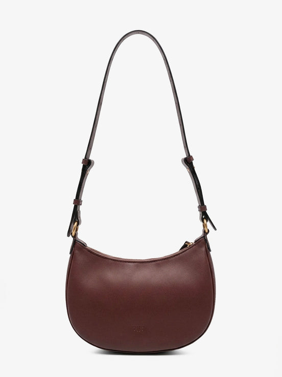 Half Moon Mini leather crossbody bag