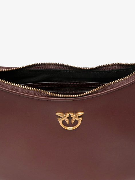 Half Moon Mini leather crossbody bag