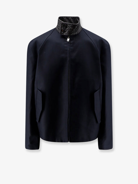 Harrington compact cotton gabardine jacket