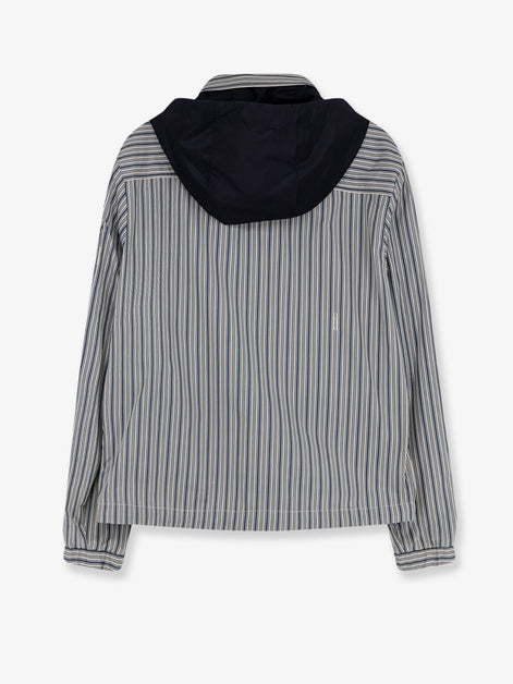 Moncler Havas striped cotton jacket