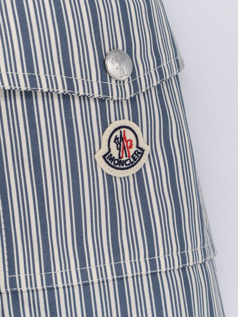 Havas striped cotton jacket